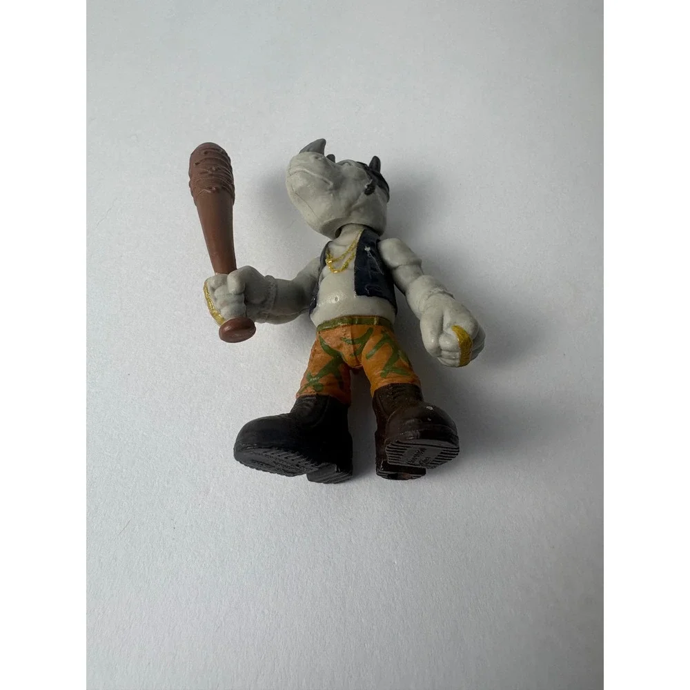 2016‎ Playmates Teenage Mutant Ninja Turtles Rocksteady Figure Cake Topper 2.5
